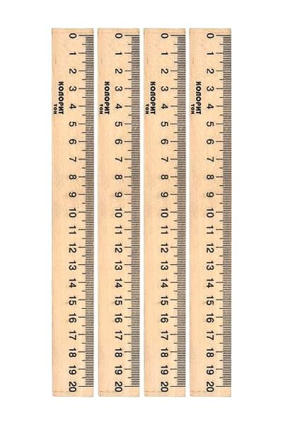 Лінійка дерев'яна 20 сантиметрів, 901404