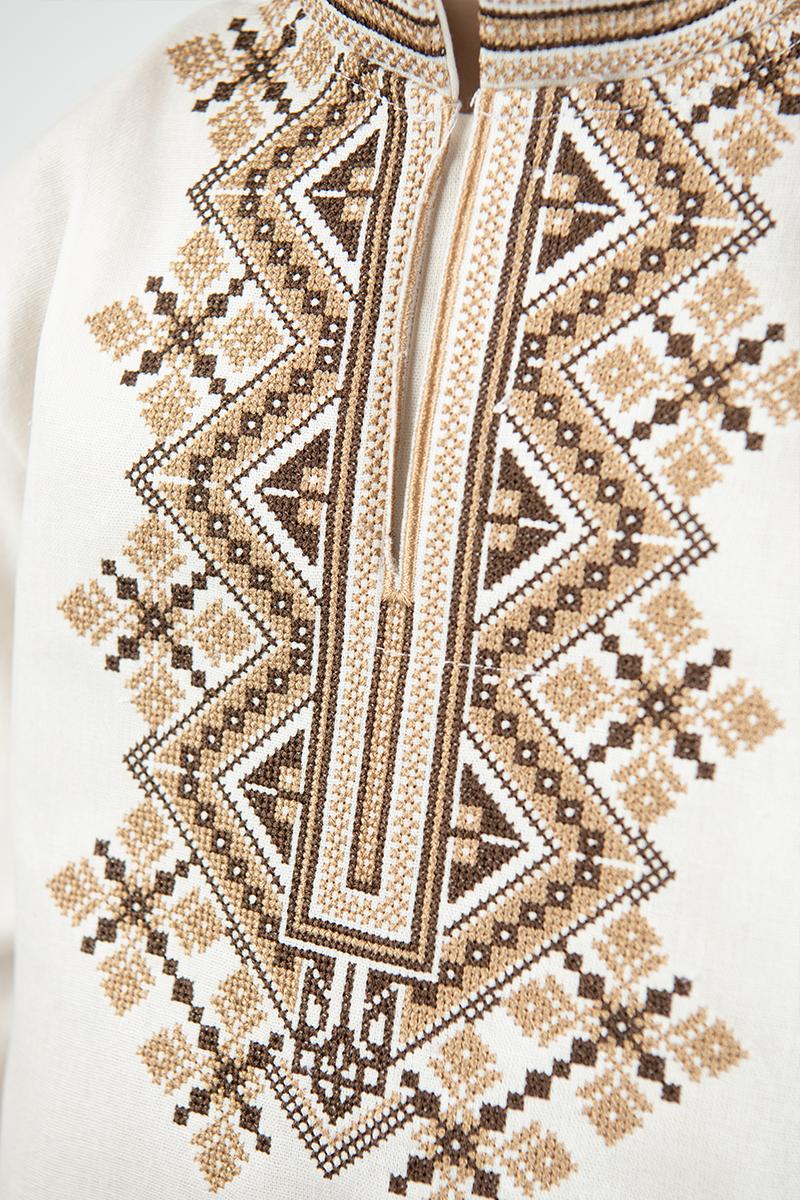 Вишиванка для хлопчиків, молочна 210529193-035