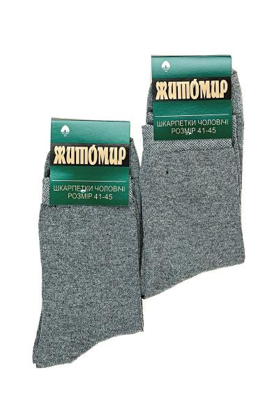 Носки мужские высокие, серые 82423-023