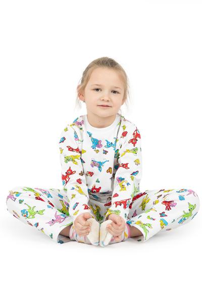 Піжама дитяча, біла 170154202-019