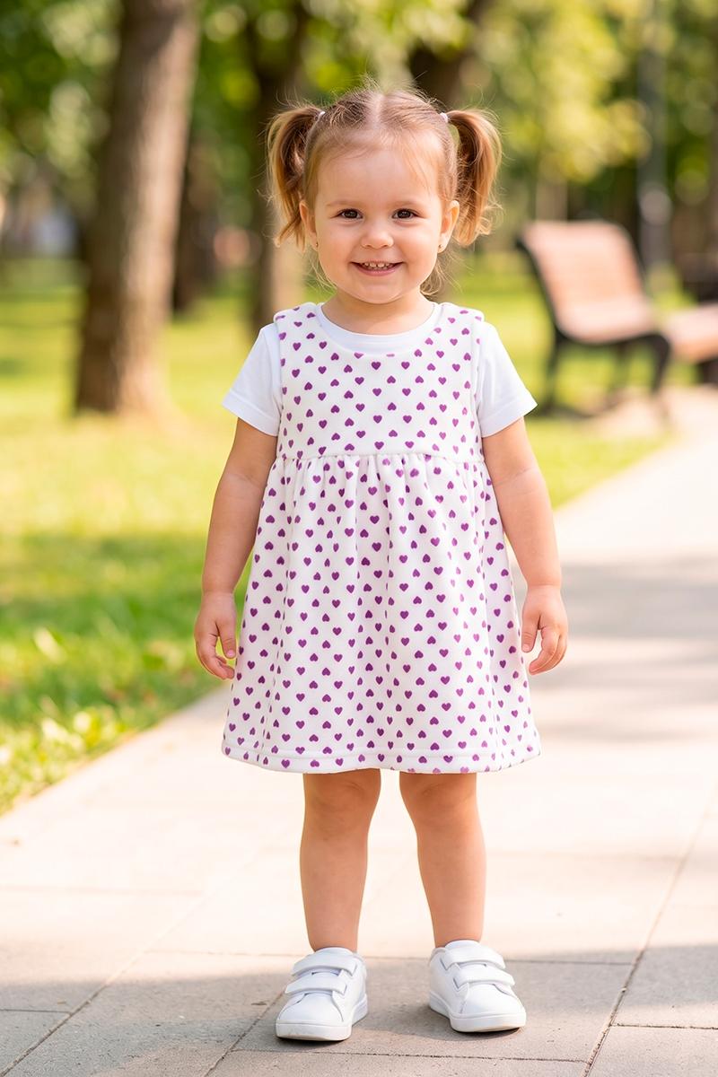 Плаття для дівчинки, біле 100251704-001