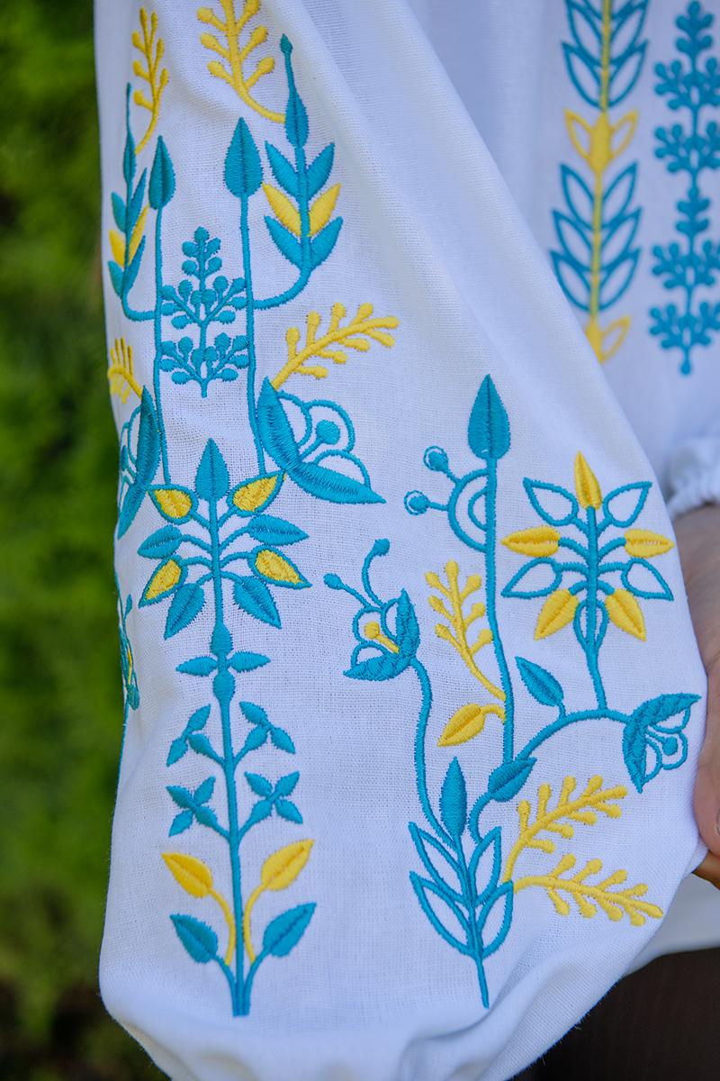 Вишиванка для дівчаток, біла 010449193-001