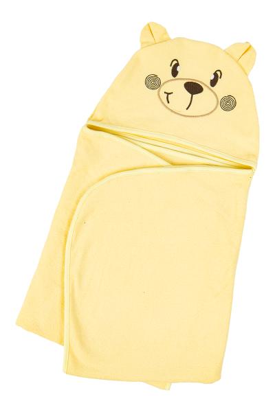 Уголок-пеленка с вышивкой, желтый 150132605-012