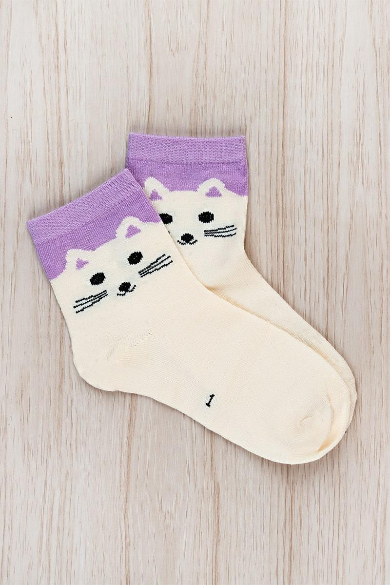 Шкарпетки для дівчаток, кремові 600200246-034