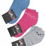 Шкарпетки жіночі з махрою, сірий меланж 600115-027