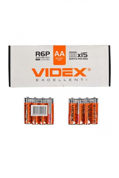 Подивитись Батарейка пальчикова Videx, 4 шт 808207500 Батарейка пальчикова Videx, 4 шт 808207500