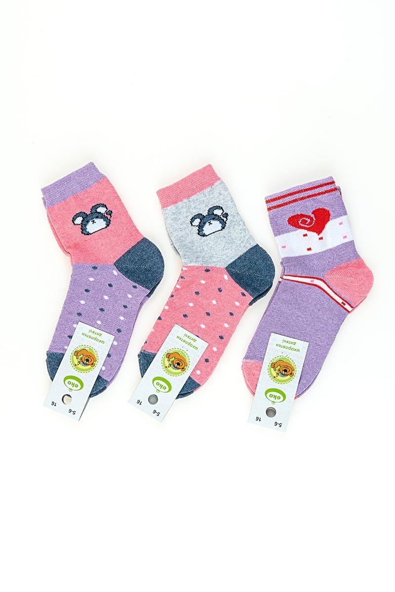 Шкарпетки для дівчаток, асорті 600200372-000
