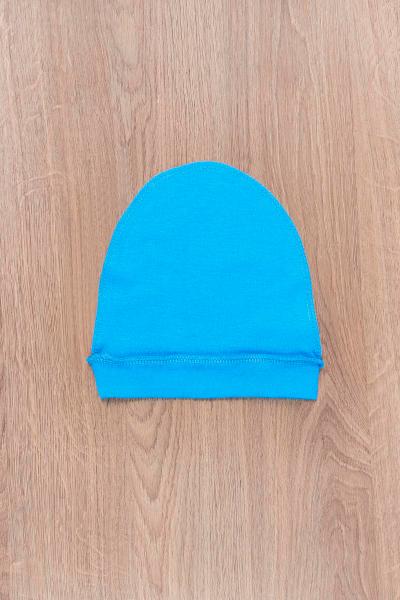 Шапочка для новорожденных, джинсова 040101304-017