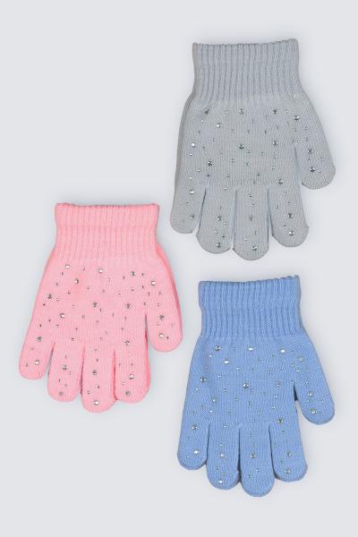 Перчатки для дівчаток, асорті R162