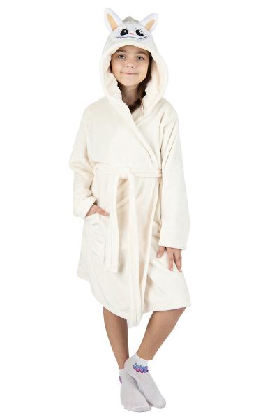 Халат детский Лабубу, молочный 270198504-035