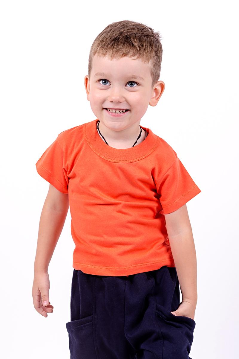 Футболка детская, оранжевая 260201101-014