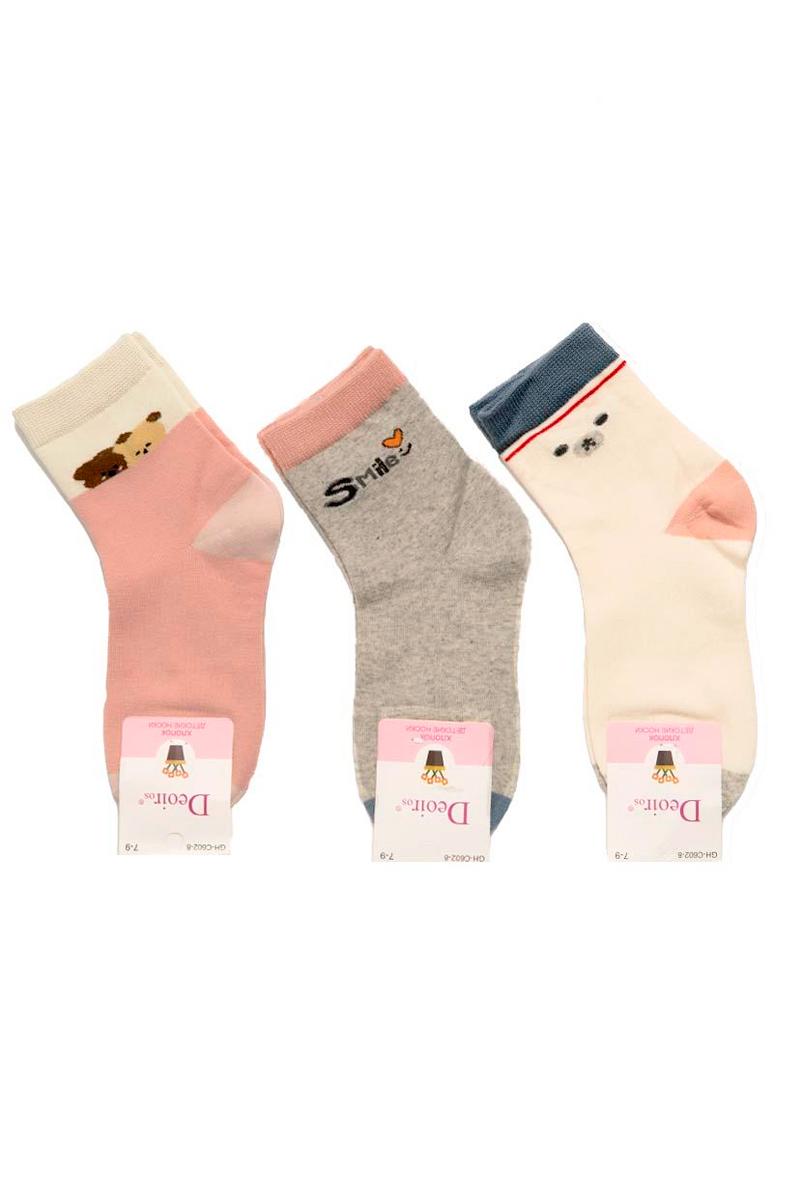 Носки для девочек, ассорти 600300303-000