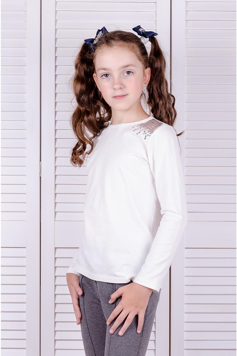 Блуза школьная для девочек, белая 010388111-000