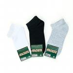 Шкарпетки чоловічі короткі, сірий меланж 609258573-027