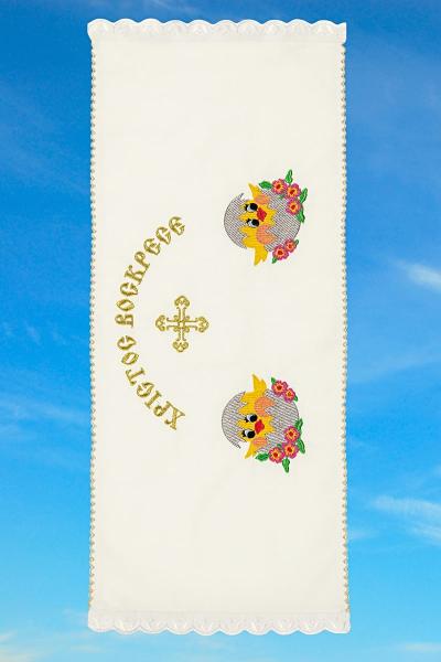 Полотенце пасхальное, кремовое 150200193-334(3)