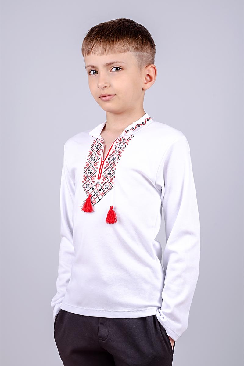 Вышиванка детская, белая с красной вышивкой 210476303-198