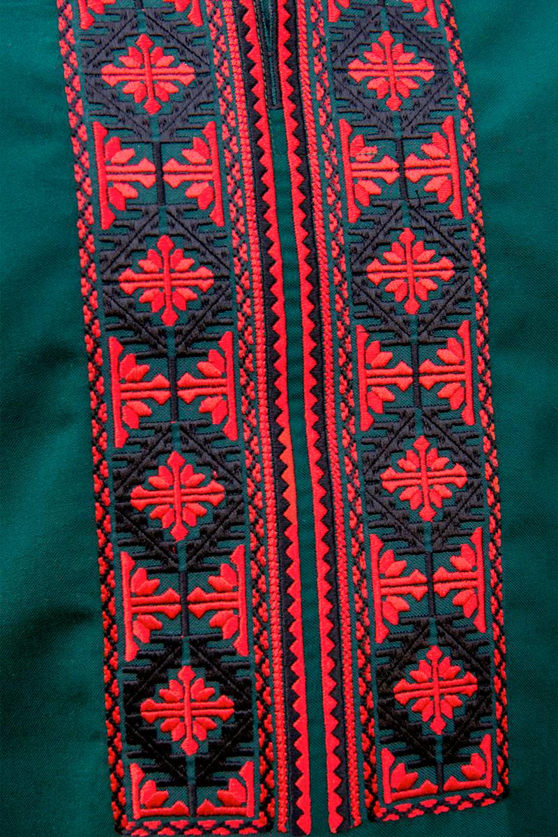 Вишиванка чоловіча, смарагдова 470147193-047