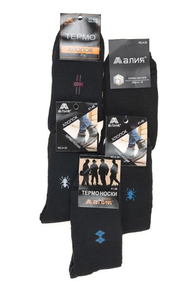 Носки мужские высокие, черные 600025-002