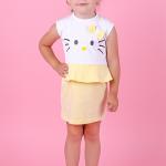 Платье детское, желтое 180643111-012
