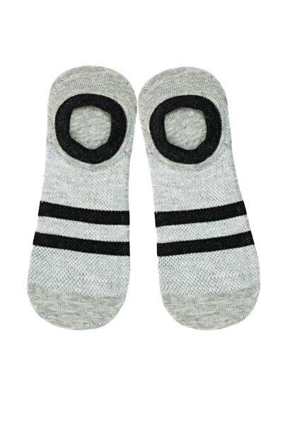 Шкарпетки-сліди чоловічі, сірий меланж 600864185-027