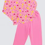 Пижама детская, розовая 170126202-005