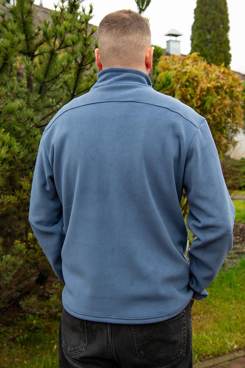 Флисовая кофта мужская, джинсовая 480925903-017