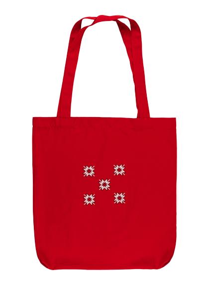 Эко сумка, Узор, красная 800943241-007