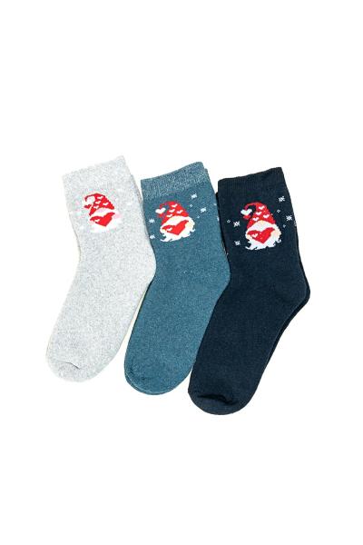 Шкарпетки дитячі махрові, асорті 600250180-000