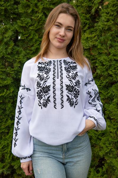 Вышиванка женская, белая 301055193-001