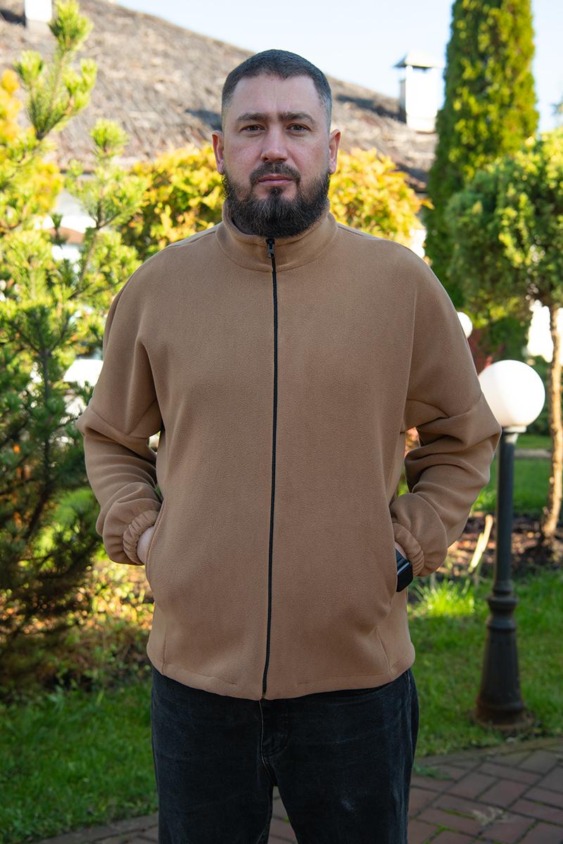 Флисовая кофта мужская, койот 480924903-777