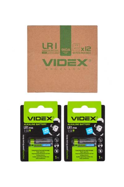 Подивитись Батарейка міні бочонок VIDEX LR1/910A 808980600 Батарейка міні бочонок VIDEX LR1/910A 808980600