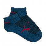 Шкарпетки жіночі укорочені, сині 603003026-020