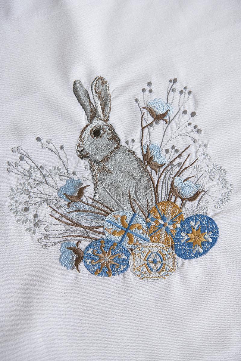 Серветка пасхальна, біла 150206193-001