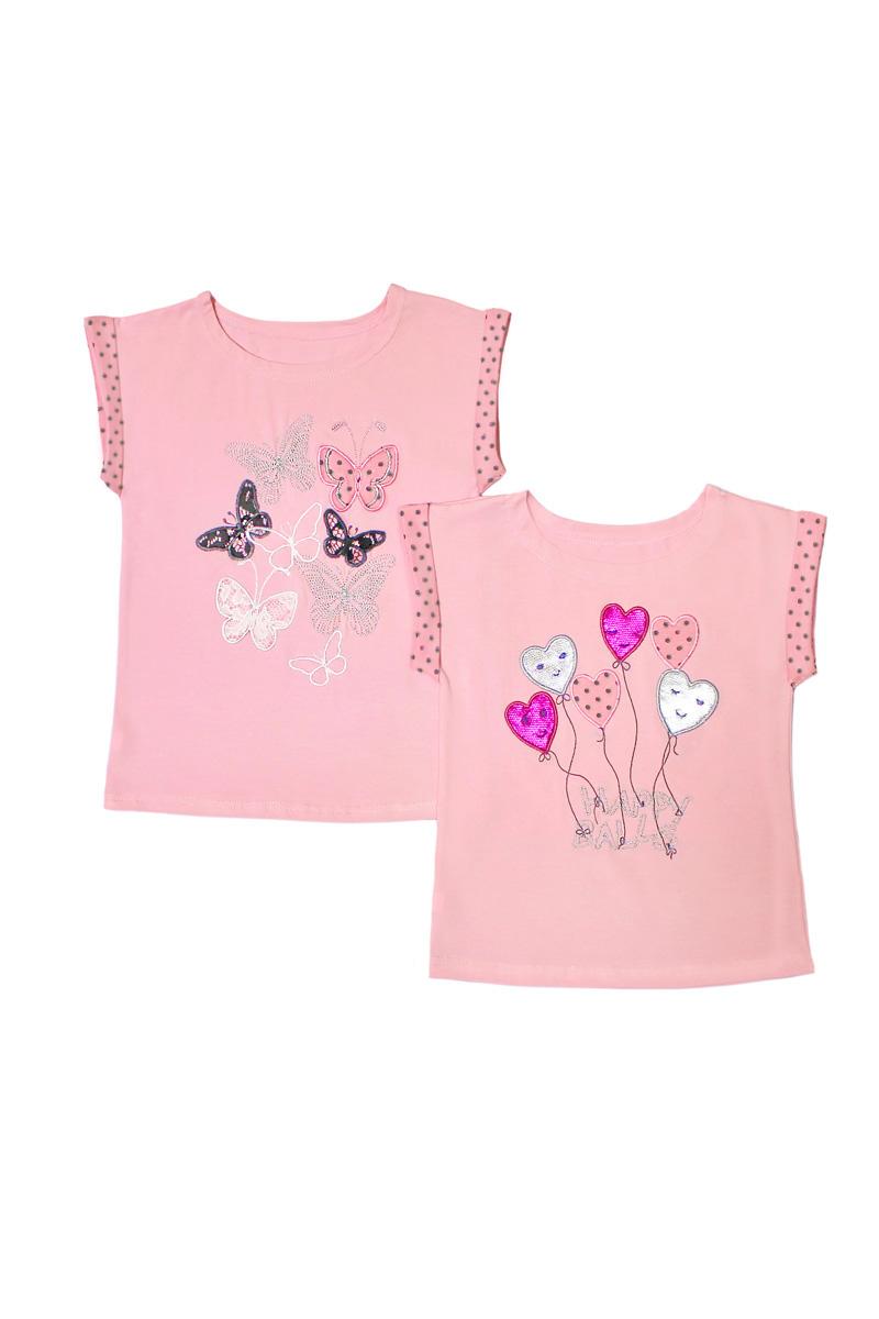 Блуза детская, розовая 010054111-005