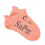 Носки женские укороченные, оранжевые 600019105-014