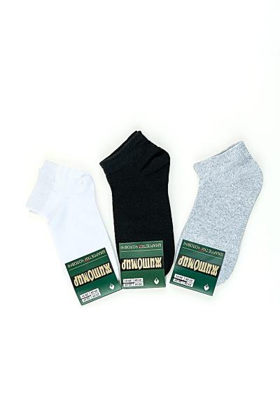 Носки мужские короткие, черные 609258573-002