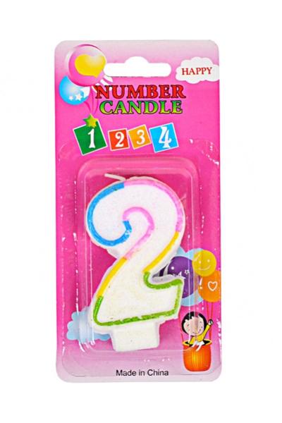 Свічка-цифра для торта 2, 809783600-111