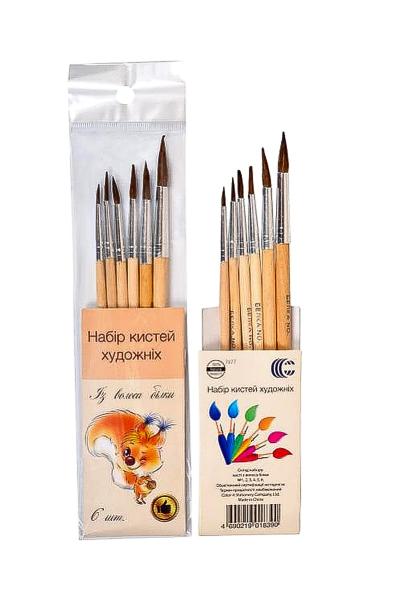 Набір пензликів, 6 шт 89602