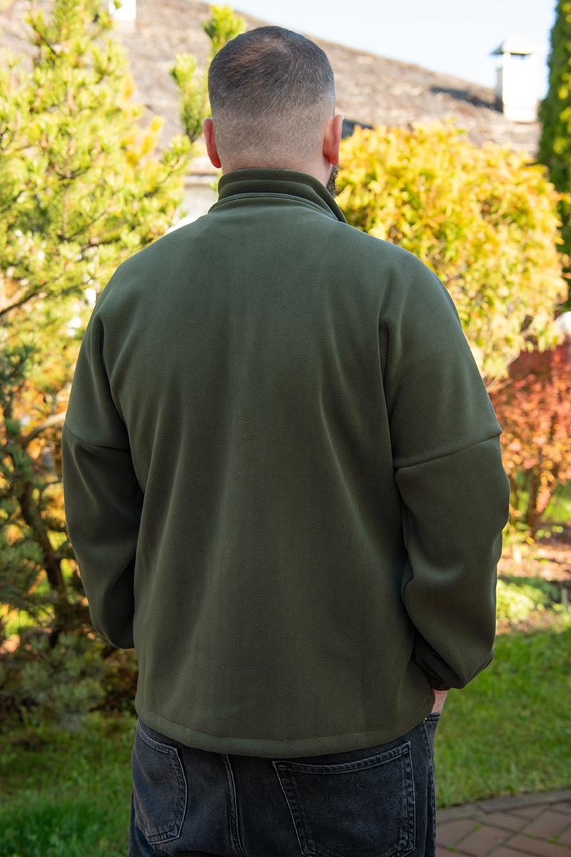 Флисовая кофта мужская, хаки 480924903-022