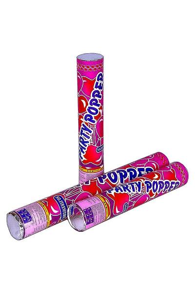 Хлопушка Розовое сердце 30 см, 1066