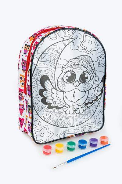 Подивитись Сумка-розмальовка, My color bagpack, СОВА 859378400-003 Сумка-розмальовка, My color bagpack, СОВА 859378400-003