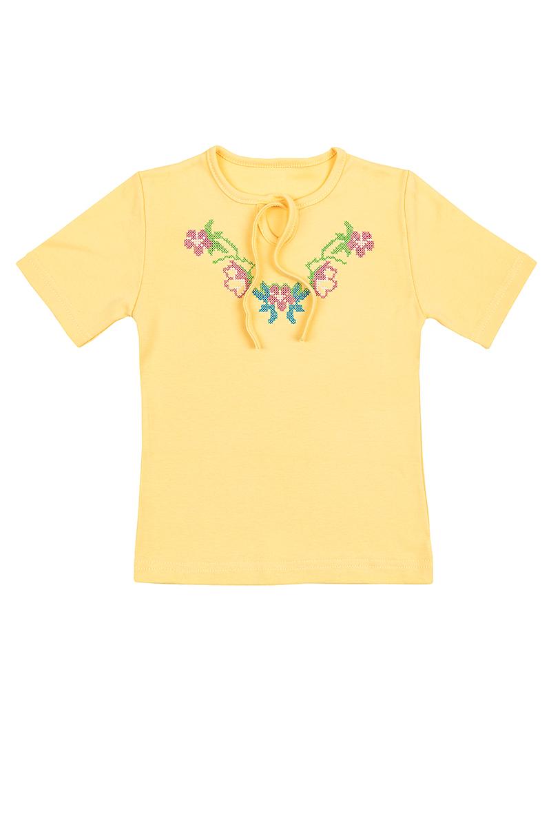 Блуза детская, желтая 010381304-012
