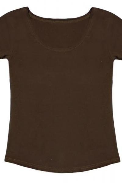 Блуза женская, коричневая 300982111-033