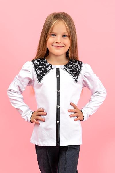 Блуза дитяча, біла 010047111-001