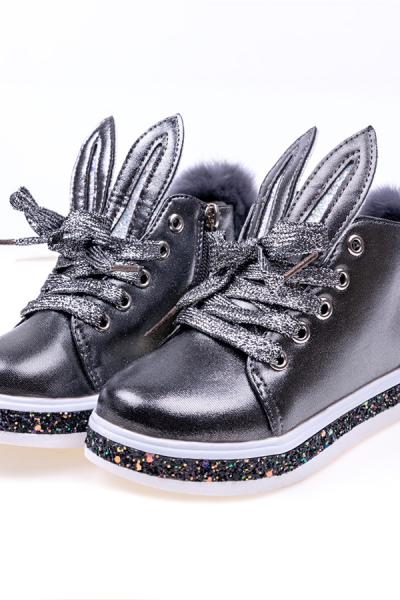 Ботиночки дитячі SABANA, срібні 01802-260