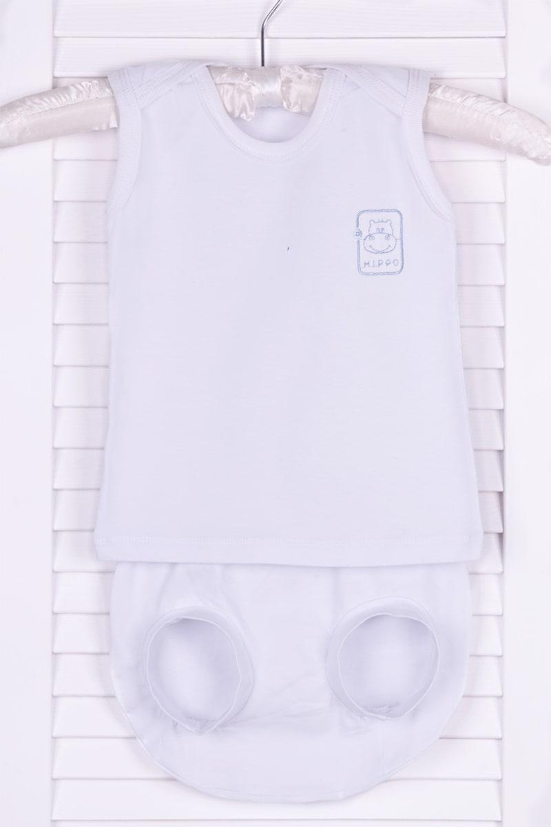 Комплект детский с вышивкой, белый 120077111-001