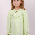 Блуза детская салатовая 010373304-028
