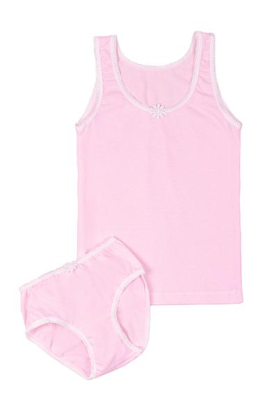 Подивитись Комплект дитячий труси і майка, рожевий 120150101-005 Комплект дитячий труси і майка, рожевий 120150101-005