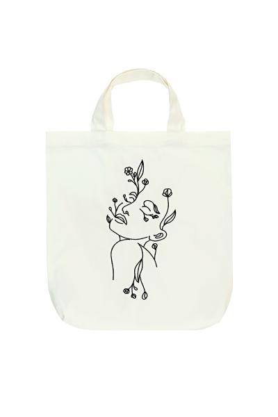 Эко сумка с вышивкой, молочная 800846241-035