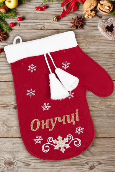 Посмотреть Рукавичка именная, красная 150026204-007 Рукавичка именная, красная 150026204-007